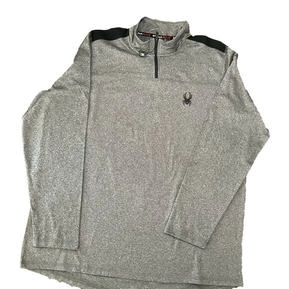 Spyder Men's Activewear Quarter Zip Pullover 4 Way Stretch Size XL NWT - Picture 1 of 6